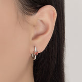 Geometric Zircon Ear Clips For Women