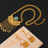 3pcs Fashionable Copper Plated 18k Gold