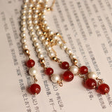 Gorgeous Archaistic Ancient Costume Pearl Tassel Phoenix Hairpin Hairpin Hairpin