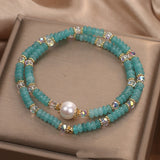 Turquoise Natural Stone Bracelet Necklace