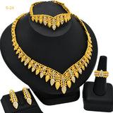 Women's Saudi Bridal Necklace set