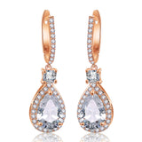 Bold Exaggerated Micro-pave Cubic Zirconia Earrings For Women