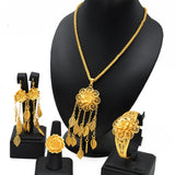 Lady's Copper-plated Gold Jewelry Suit