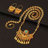 3pcs Fashionable Copper Plated 18k Gold