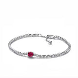 Pan Meimei New Arrival White Copper Silver Plated New Year Love Heart-shaped Ring Love Heart Stud Earrings Love Necklace Shining Bracelet