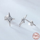 Original S925 Sterling Silver Star Stud Earrings