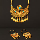 3pcs Fashionable Copper Plated 18k Gold