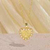 European And American Style Madonna Statue Necklace A Niche