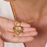 Zircon Heart Necklace