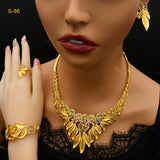 Women's Saudi Bridal Necklace set