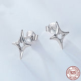 Original S925 Sterling Silver Star Stud Earrings
