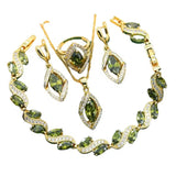 Necklace Earring Ring Gold Ornament Suit