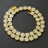 Full-Blown Diamond Ice Sugar Chain Necklace