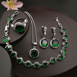 Round Diamond 4 PCs Set