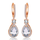 Bold Exaggerated Micro-pave Cubic Zirconia Earrings For Women