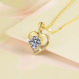 D-Color Moissanite 18K Gold Plated