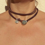 Leather Layered Necklace