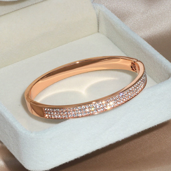 Elegant Classic Crystal Bangle