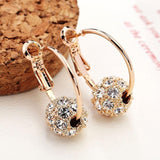Earrings fashion jewelry crystal ball earrings ladies party wedding jewelry high quality earrings Oorbellen wholesale