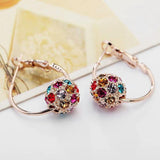 Earrings fashion jewelry crystal ball earrings ladies party wedding jewelry high quality earrings Oorbellen wholesale